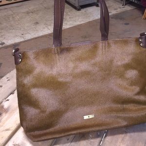 Lucky Brand faux fur handbag