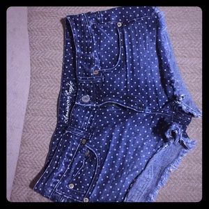 AE polkadot shorts