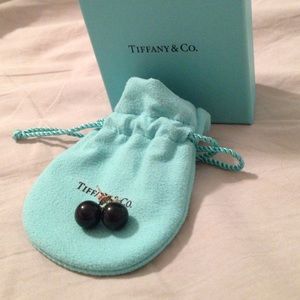 Tiffany & Co Black Onyx Earrings