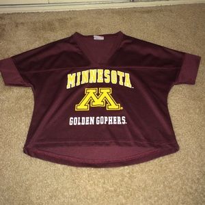 Burgundy Crop Top Jersey