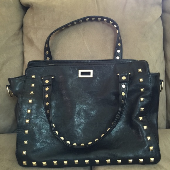 Express NYC Handbags - Adorable Studded Express NYC Leather Handbag