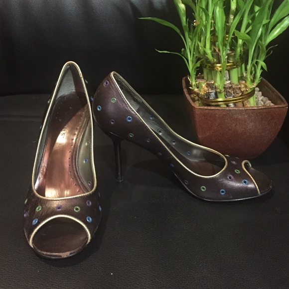 BCBG Peep Toe Pumps