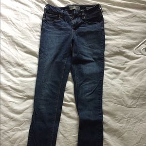 Pacsun High Rise Dark Wash Skinnies