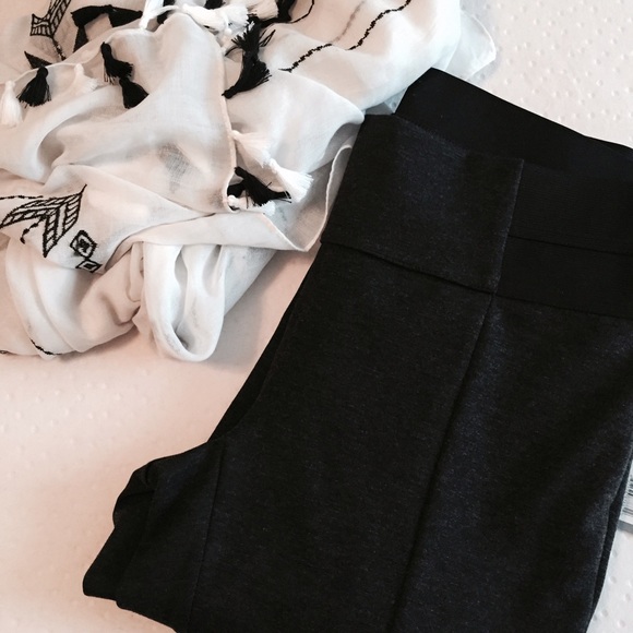Daisy Fuentes Pants - dark grey ponte leggings