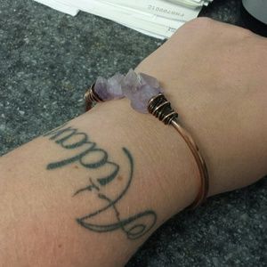 Amythest bracelet.