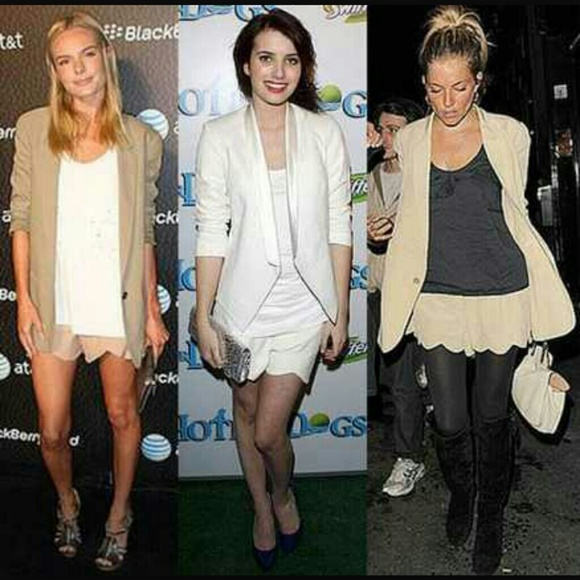Seen on the celebrities!! Scalloped Shorts
