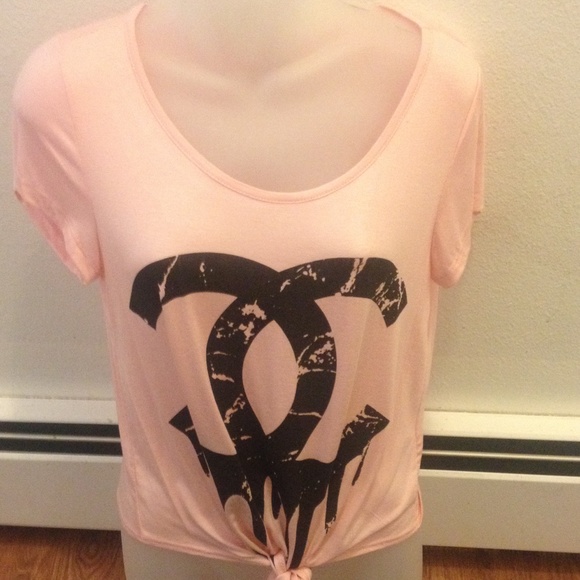 Light pink top