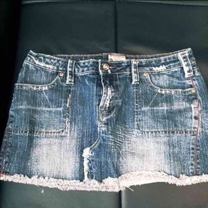 Denim Mini Skirt
