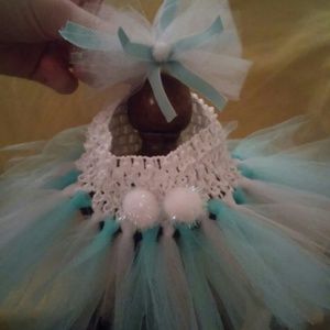 Dog tutu with matching bow