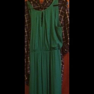 Beautiful green Maxi dress