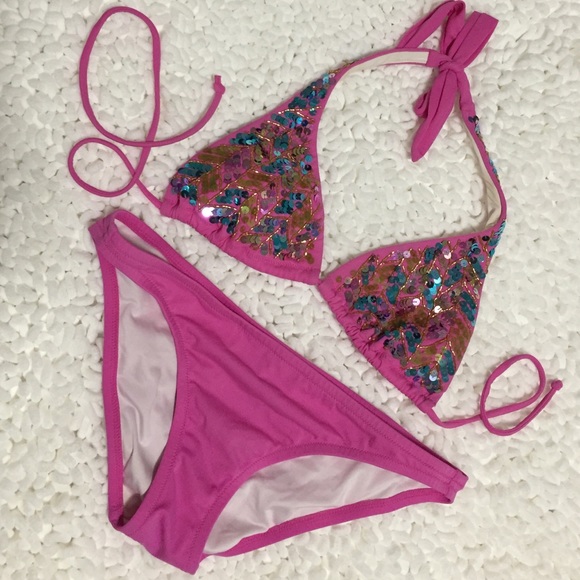 Victoria's Secret Other - Victoria's Secret Sequin Bikini Swim