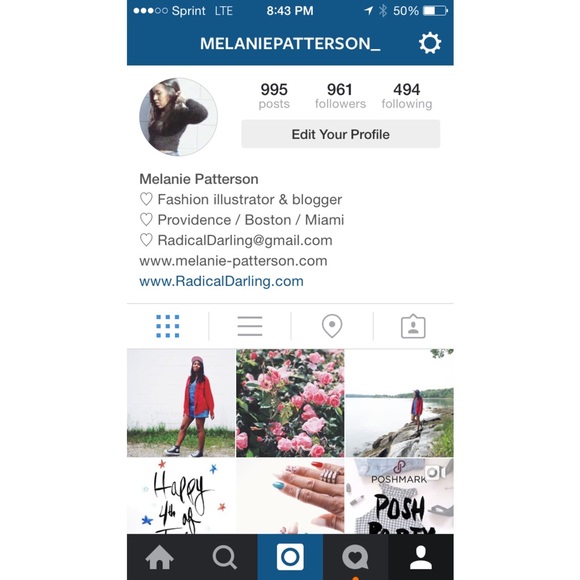 Follow me on Instagram! @MelaniePatterson_
