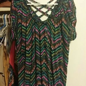 multicolored summer shirt