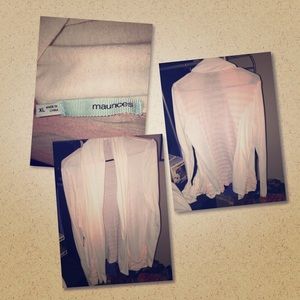 Pink and white cover up