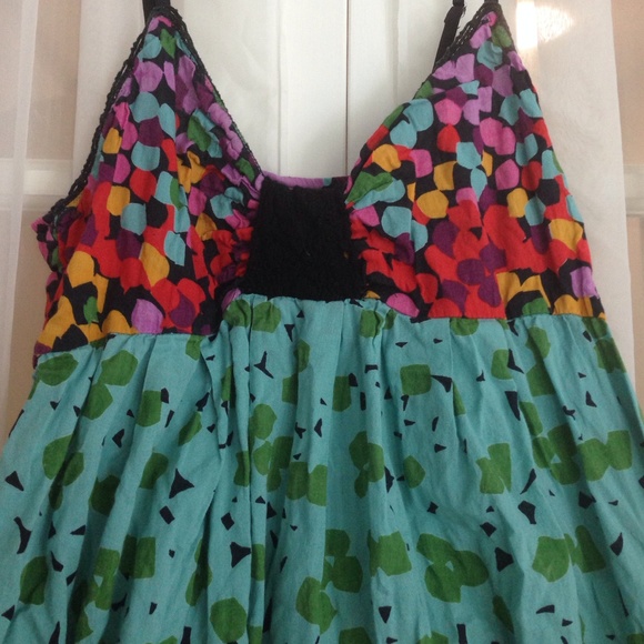 Angie Multicolored Dress Size Medium - Picture 3 of 4