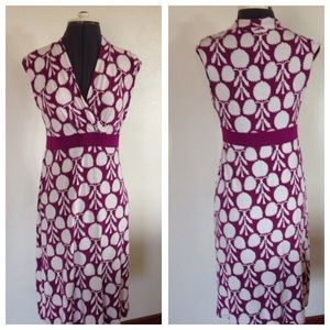 MERONA purple and white dress
