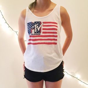 MTV American Flag Shirt