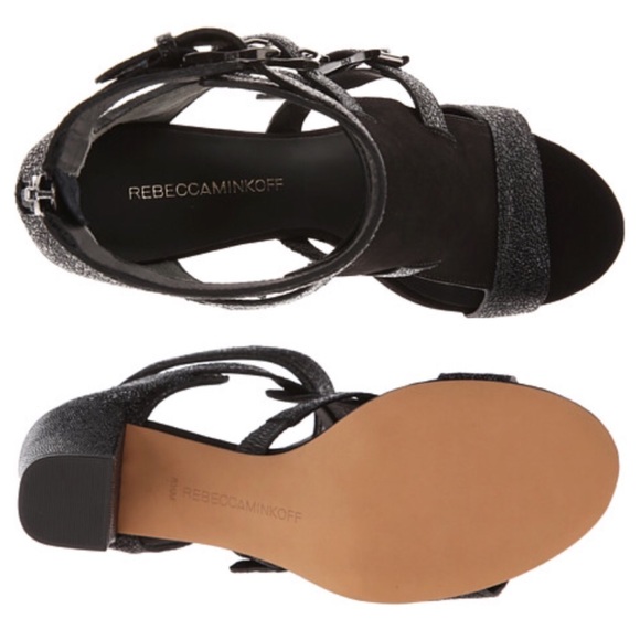 Rebecca Minkoff Sky Leather Buckle Sandals - Picture 2 of 4