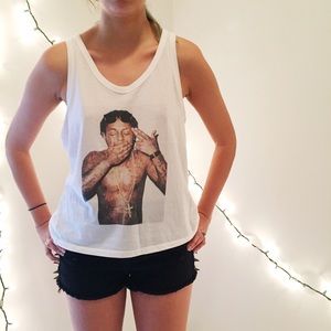 Lil Wayne Silkscreen Tank Top