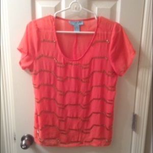 Coral Francesca's Top