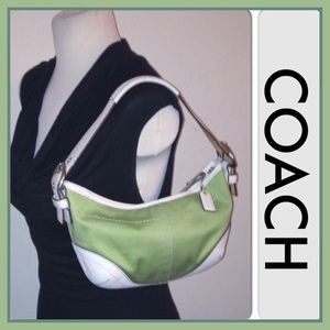 coach hobo gray-green