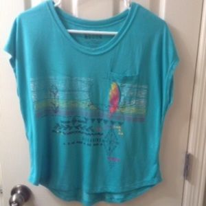 Teal Billabong Top