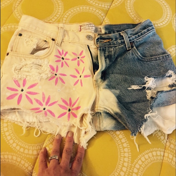 Levi's Denim - 💋Custom Fringe 550 Levi Shorts💋