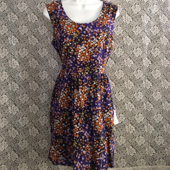🆕💕BNWT Forever21 Purple/Orange dress