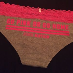 NWT Go pink or go home underwear!