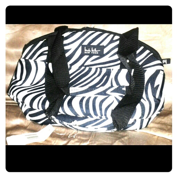 Classic zebra lunch tote
