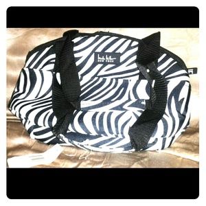 Classic zebra lunch tote