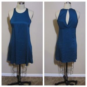 Alternative teal shift dress