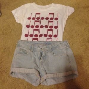 H&M denim shorts