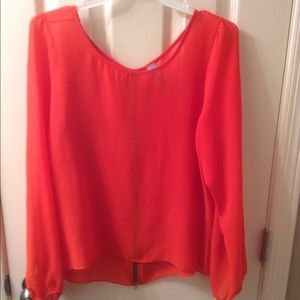 Orange Von Maur Top