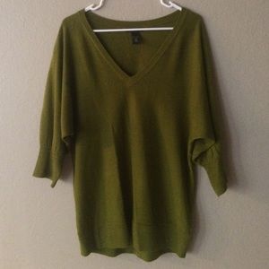 Olive Dolman Sweater