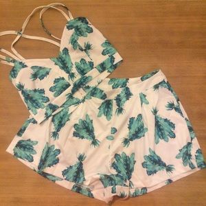 Brand New! Printed Short Set!