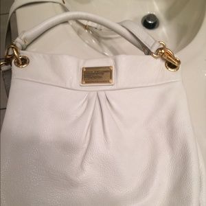 Marc Jacobs White Hobo Handbag