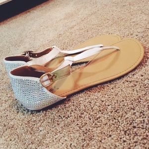 Cute sparkly sandals