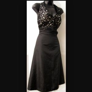White House Black Market halter cocktail dress