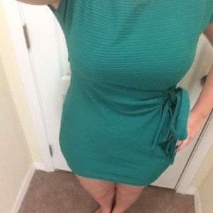 HOTHOTHOT Anthropologie shift dress w/ tie waist