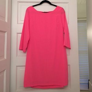 Neon Pink shift dress