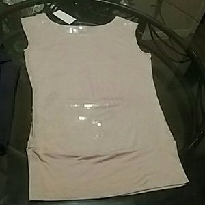 Since Summer Office Shirt With Sequins  Brand New