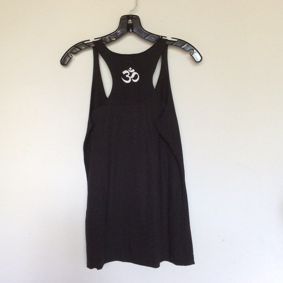 Hamsa black racerback tank top - Picture 3 of 3
