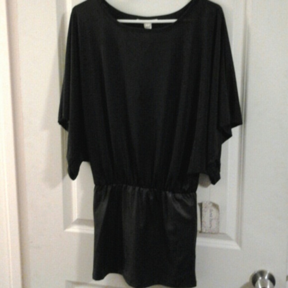 Black on black dress