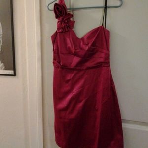 Red rose dress