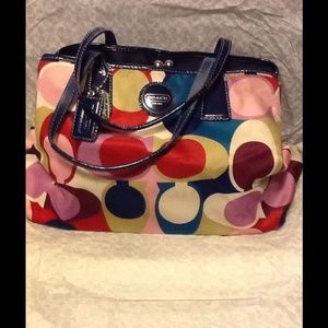 Coach Signature Scarf Carryall