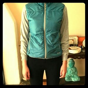Sherpa blue fitness vest