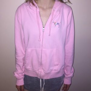 Victoria's Secret Pink Zip Up Hoodie