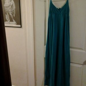 Blue maxi dress