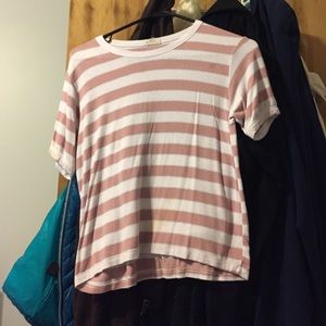 Brandy Melville striped crop top